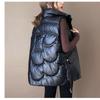 Vestă groasă din bumbac pufos pentru femei, trend de modă, vestă stil occidental, vestă lucioasă de unică folosință, îmbrăcăminte din bumbac