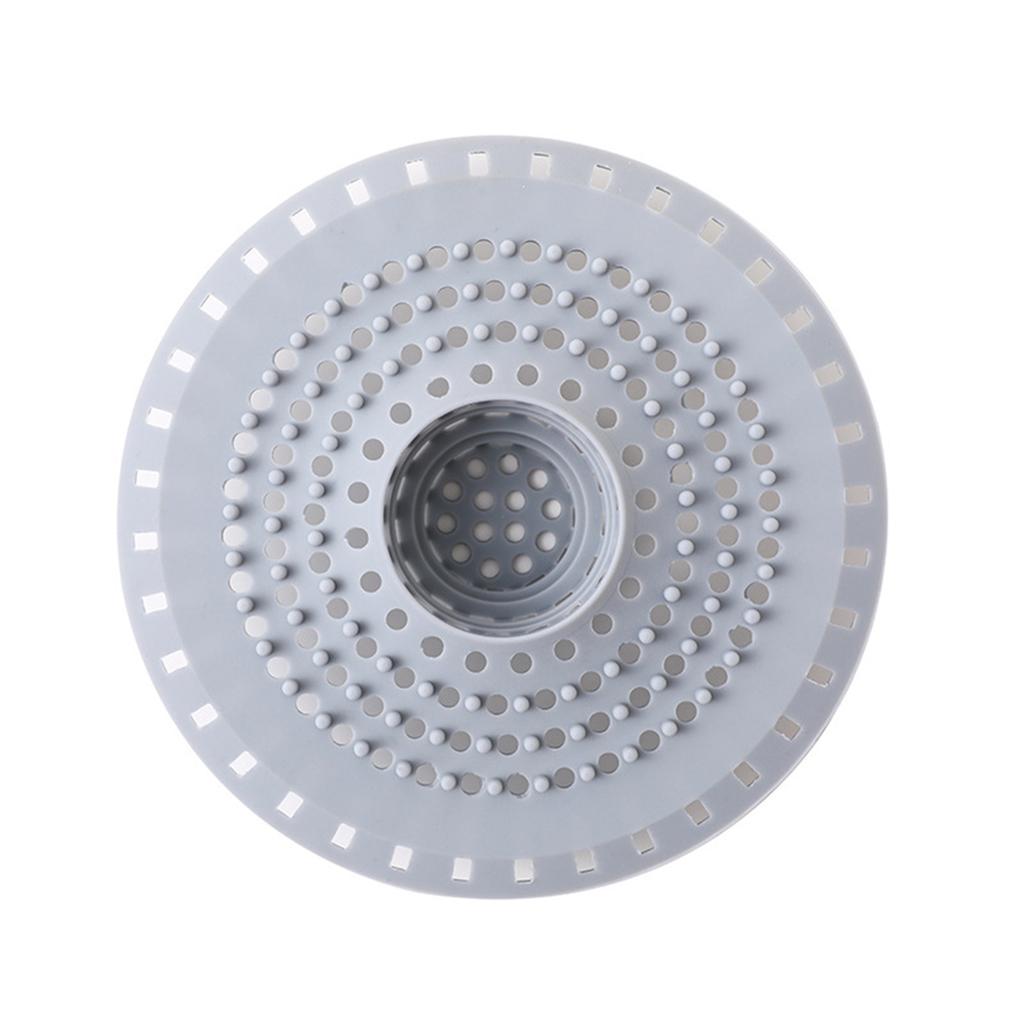 Silicone Drain Cover Kitchen Sink Strainer Hair Catcher Bathroom Floor Drain Filter Stopper for Preventing Clogs and Debris