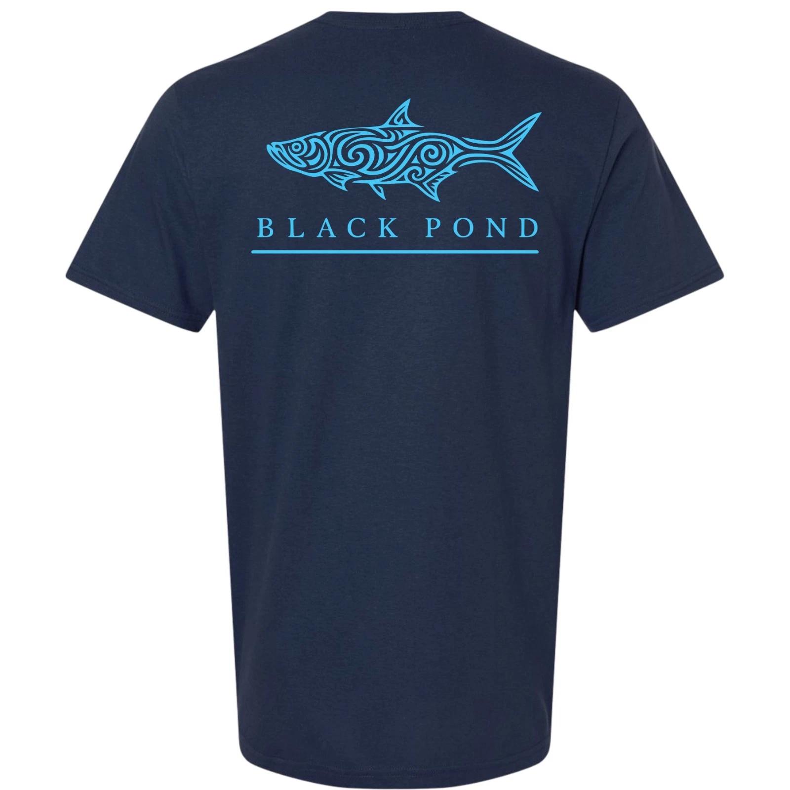 Black Pond Saltwater Series Tarpon Men s T-shirt Offshore Fishing XL