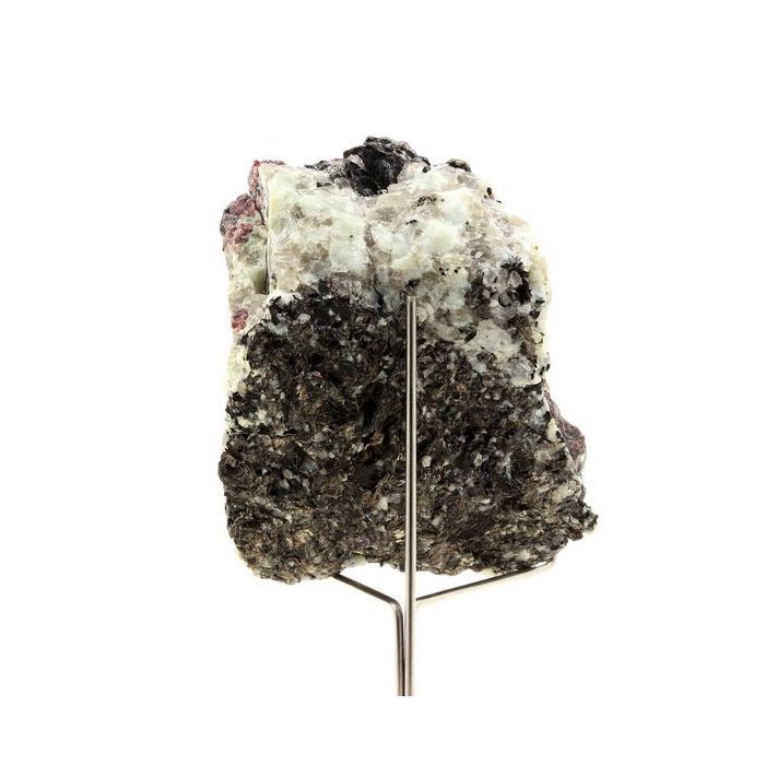 Pierres et Minéraux. Grenat Pyrope, Biotite, Quartz, Calcite. 1282.10 ct. Helgehornsvatnet, Vanylven, Norvège.