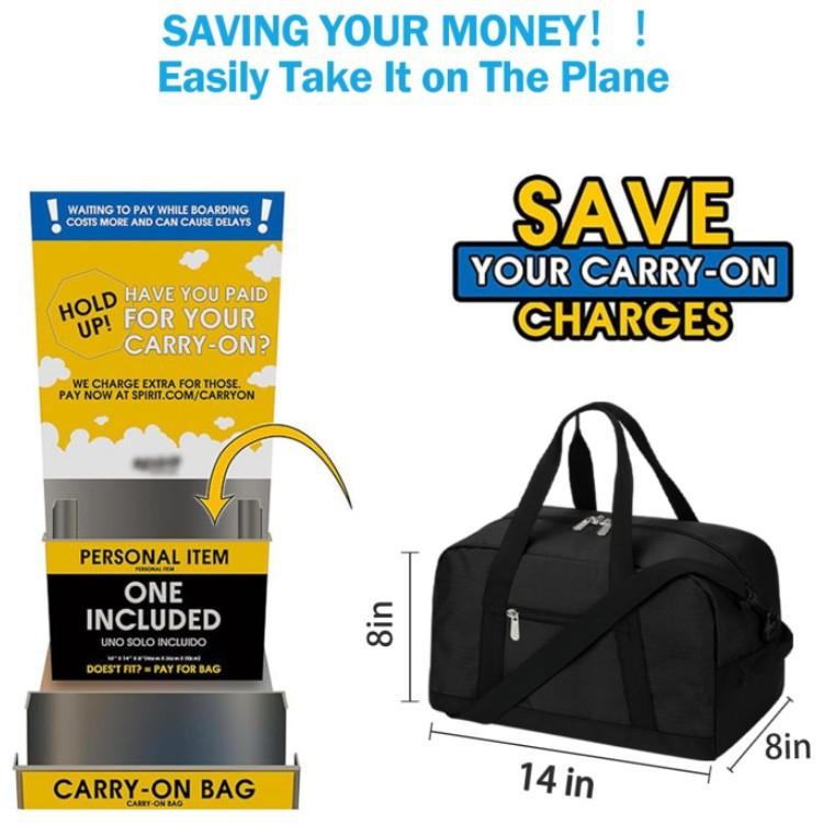 2026 New Small Fitness Bag Lightweight Carry-on Mini Luggage Convenient Travel Sports and Leisure