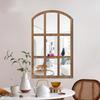 Background Art Wall Decor Stickers Imitation Window Arch Design Acrylic Mirror Wall Sticker Self-adhesive Home Living Room