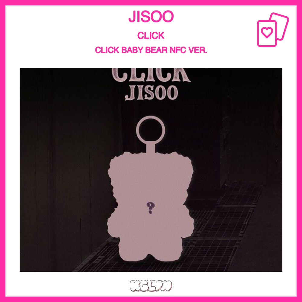JISOO CLICK BABY BEAR NFC Ver. Official K-POP CD