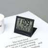 Foldable Desktop LCD Electronic Clock Multi-function Date Temperature Alarm Clock Simple and Convenient Thin Travel Clock