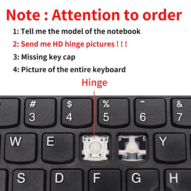 ECN2 Replacement Keycap Key cap &Scissor Clip&Hinge For ASUS ROG Zephyrus G14 GA401 GA401U G15 GA503 GA503QS GU603 Laptop Keyboard