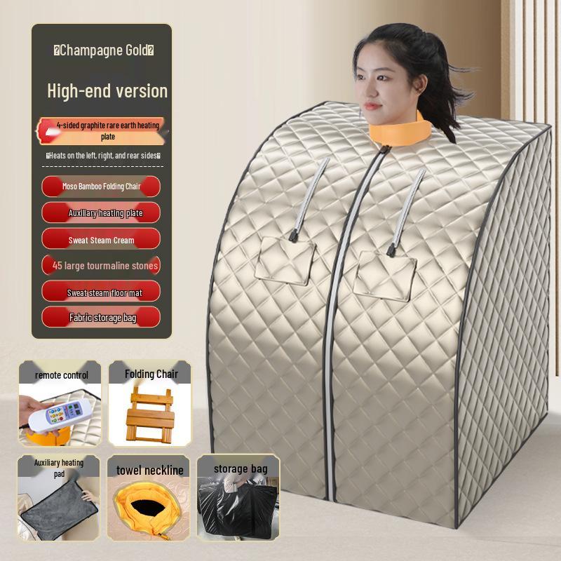 Portable Infrared Sauna Box for One Person - Home Use