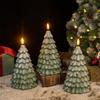 Christmas Tree Shaped Christmas Tree Night Light PVC Christmas Tree Ornament  Bedroom Light