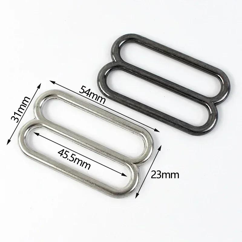 10/20/30Pcs Meetee Metal Tri-Glide Rings Buckles 6-50mm Bra Strap Adjust Clasp 8-shaped Ring Hook Garment Hardware Accessories