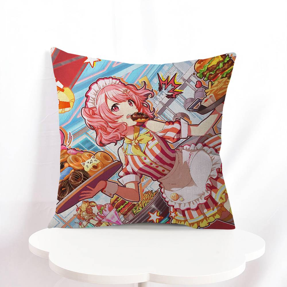 A-Airi Momoi Cartoon Cushion Cover Pillowcase Upholstery Sofa Throw Pillow Home Decor Pillowcas