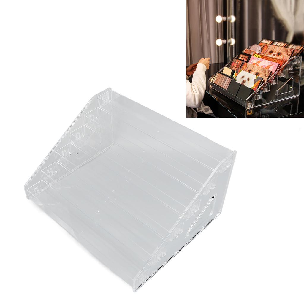 6 Layer Eye Shadow Stand Display Storage Large Capacity Cosmetic Lipstick Rack for Air Cushion