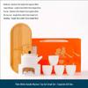 Shangqi Ceramic Kung Fu Tea Set with Portable Warmer
