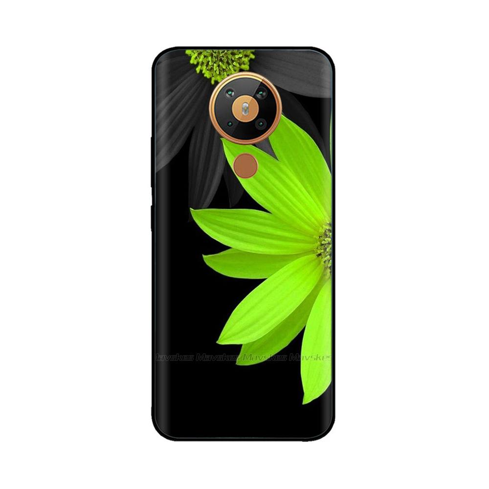 For Nokia 5.3 Silicone Case Soft Tpu Back Cover for Nokia 5.3 3.4 Bumper Printed Silicon Case for Nokia3.4 Nokia5.3 Phone Flower