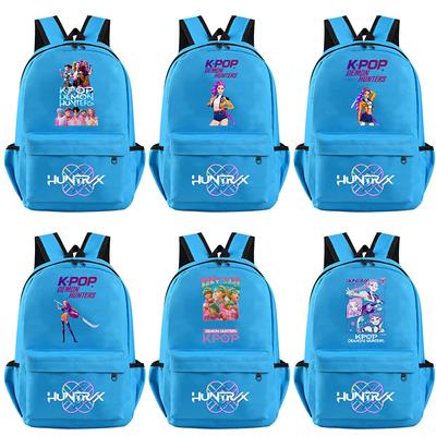 Anime Kpop Demon Hunters Printed Backpack for Teenager Student Girl Boy Bookbag Schoolbag Women Large Capacity Travel Bag Kid Gift Rucksak