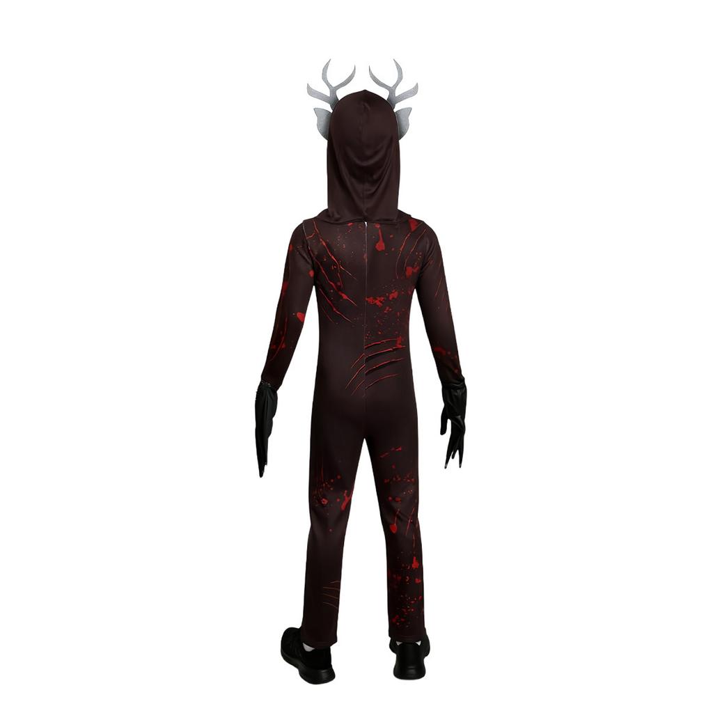 99 Nights In The Forest Deer Kids Cosplay Costume Animal Deer Owl Cosplay Jumpsuit Halloween Party Costumes for Adult Childre