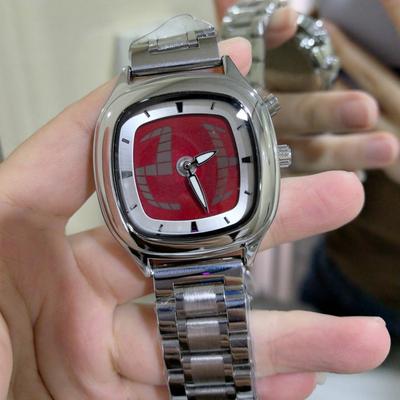 UTHAI CQ401 Modische Herrenuhr Nicht-mechanisch Dualanzeige Cool Dynamisch Digital Retro Quarzuhren Uhren für Mann