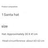Christmas At Home Bling Bling Santa Hat Red