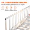 Aluminum Ramps, 1500 Lbs, Tri-Fold Ramp with Load Straps, Folding Loading Ramp for Motorcycle, Tractor, ATV/UTV, Trucks, Lawn Mower, Snow Blower, 77"L