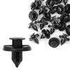 Rivet Clip Fastener 8mm Hole Diameter Plastic Bumper Black