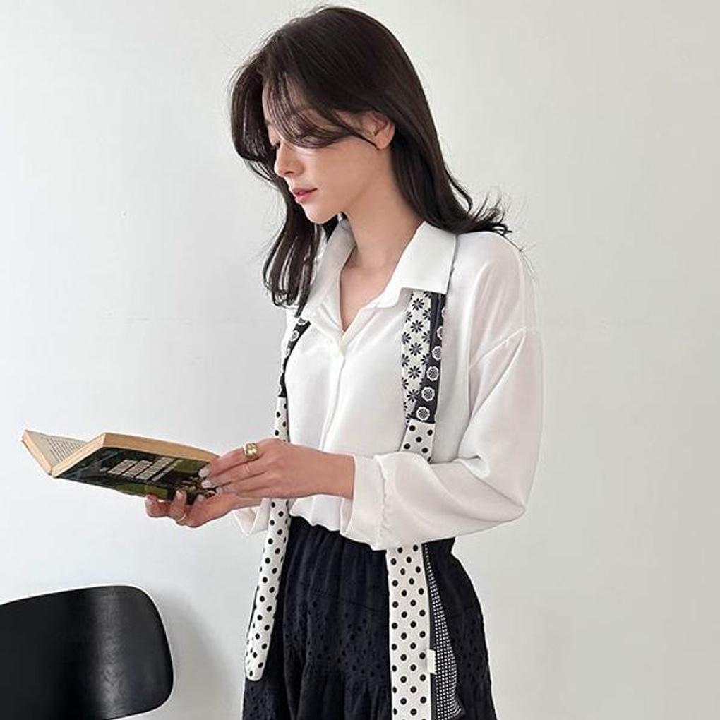 Women's Daily Vinci Spring/Autumn Patterned Scarf