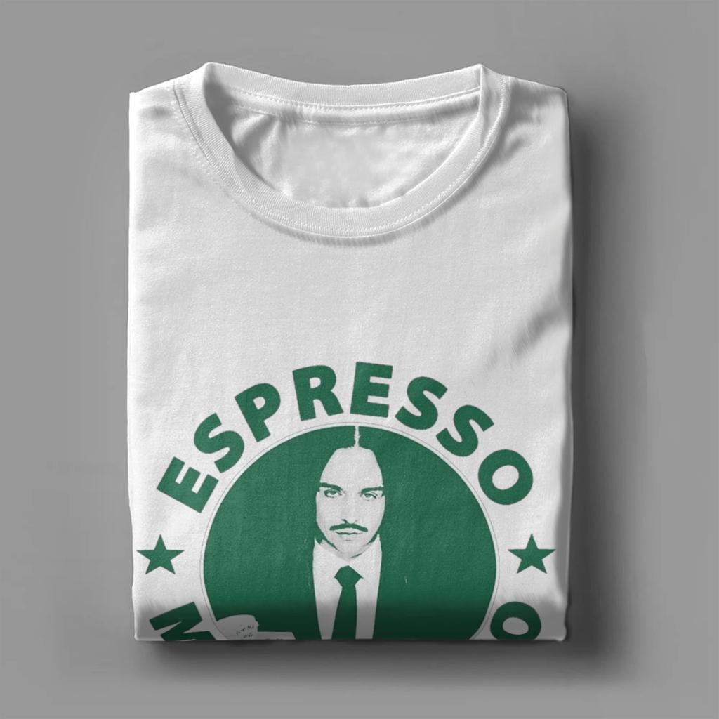 Tommy Cash Espresso Macchiato T Shirts Men Cotton T-Shirt O Neck Eurovisions 2025 Estonia Tee Shirt Short Sleeve Clothes Summer