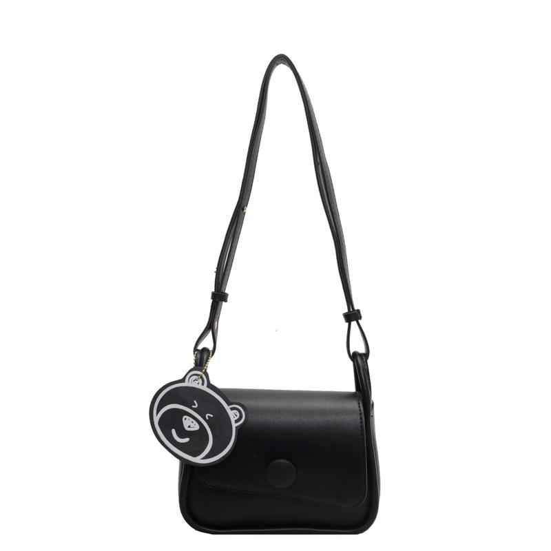 

Женская сумка Нишевый дизайн Универсальная мода Изысканный шелковый шарф Маленькая квадратная сумка Сумка через плечо Сумка-мессенджер чёрный