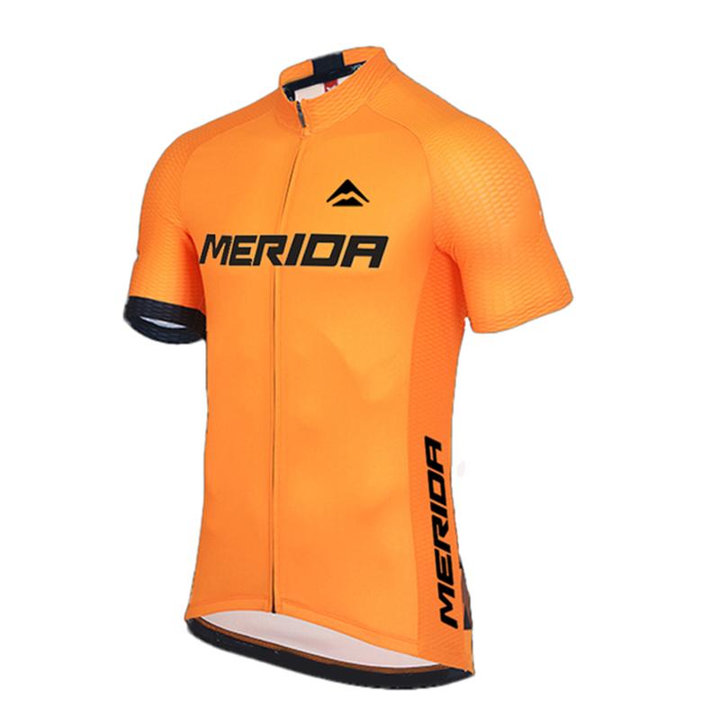 Men Cycling Jersey Merida Classic Black Cycling Racing Tops Short Sleeve Cyclist Clothes Shirt Maillot Summer Bicycle Bike Wear