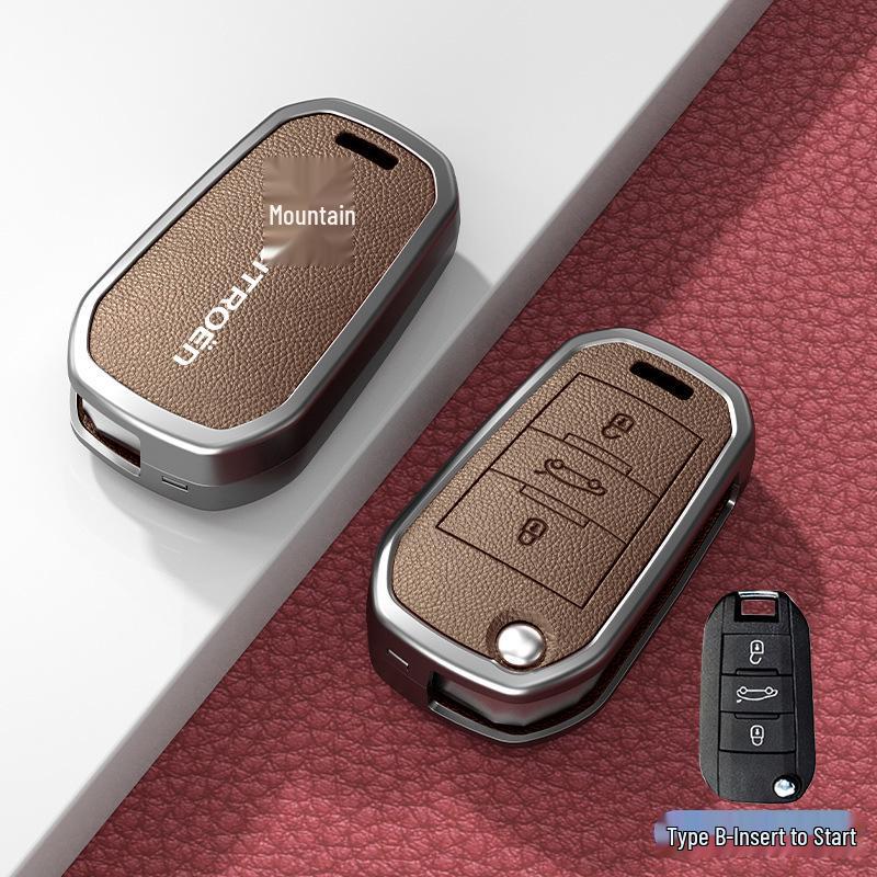 Car Key Cover & Buckle for Citroen C3XR, C4L, Tianyi, C5, C4 Sega, Elysee, C6 Models
