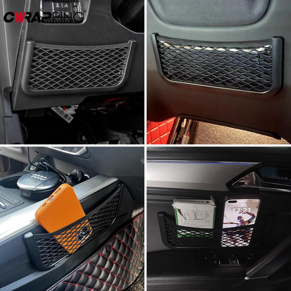 Car Organizers Car Storage Bag Mesh Multi Function Interior Accessories Supplies Trunk Box Organizer Automobiles Parts