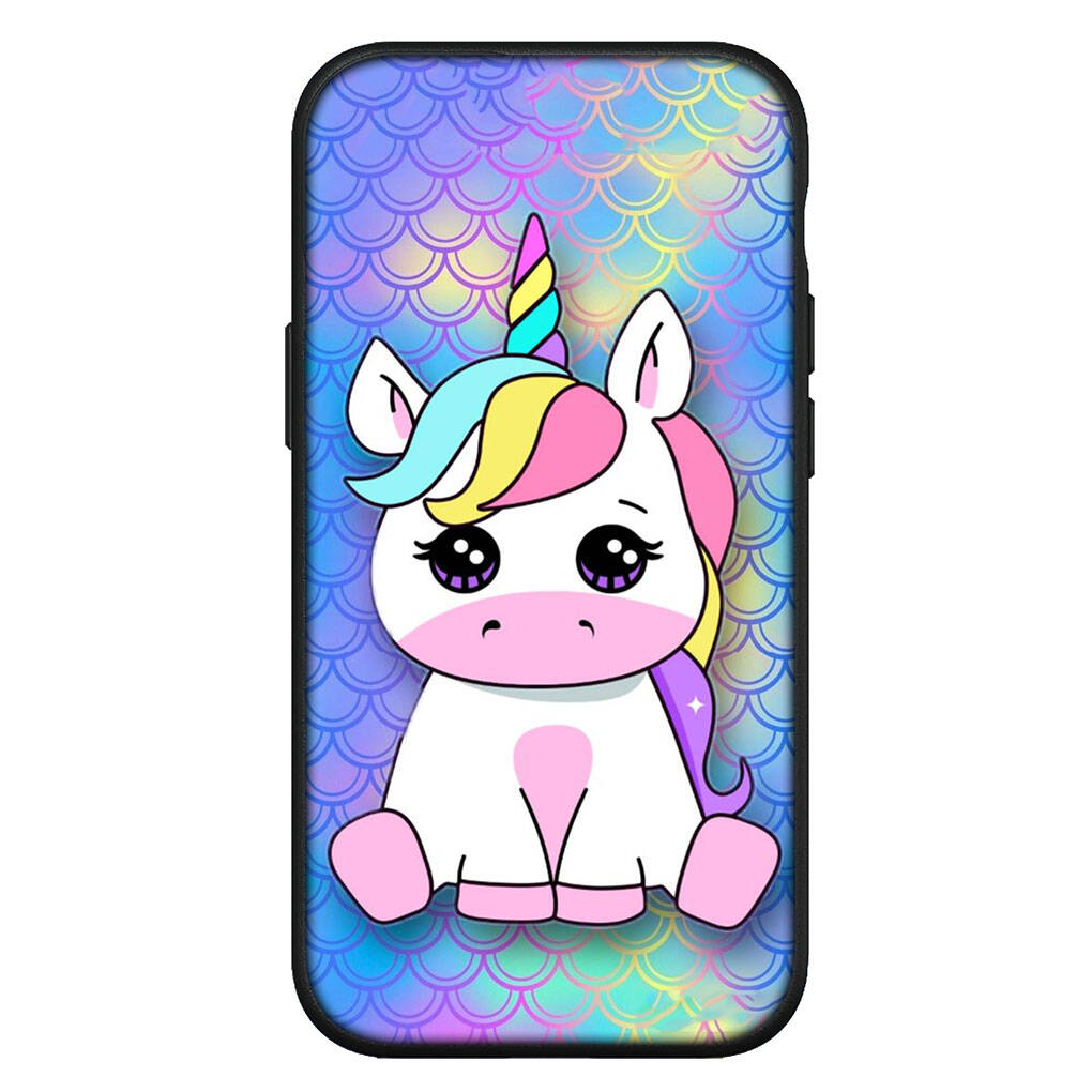 For Samsung Galaxy S25 S24 S23 iPhone 17 16 15 Xiaomi Redmi Note 14 13 12 11 Plus Pro Max XR A37 Phone Case Wallpaper Unicornl Horse OPPO Huawei Cover