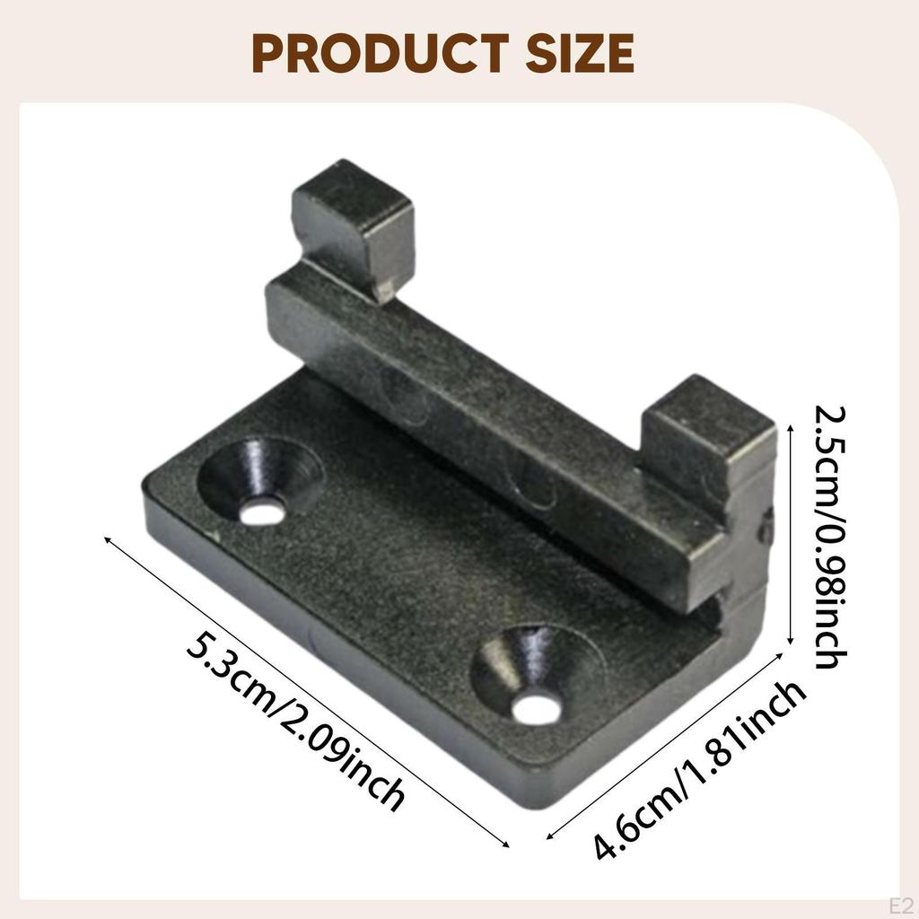 2 Pezzi Cuscinetti Scivolanti per Seghe Attrezzatura di Ricambio Pad Scivolante Tappetini Scivolanti 2610950101 Accessorio da Tavolo per