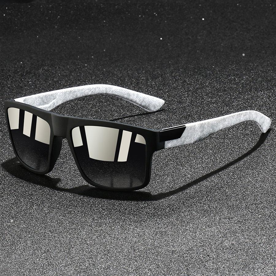 Mote Vintage Firkantet Unisex Kjøre Fiske Solbriller Menn Kvinner Luksusmerke Designer Solbriller Antirefleks Briller UV400