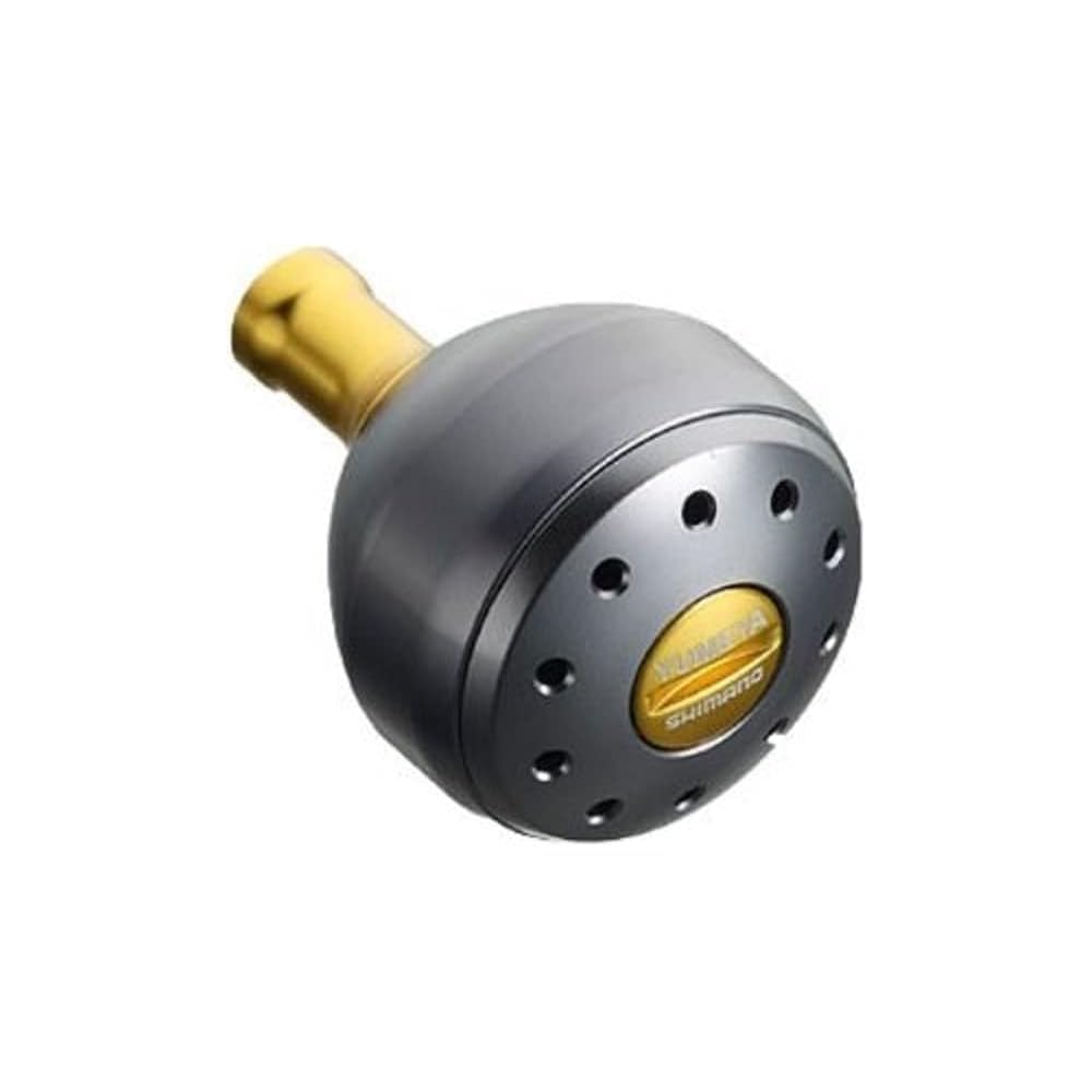 Shimano Yumeya Aluminum Round Power Handle Knob Gray M Size for Type B