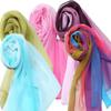 Damen Haartücher Stirnband Halstuch Hijab Schal Stola Kopftücher Seidenschal Chiffonschal
