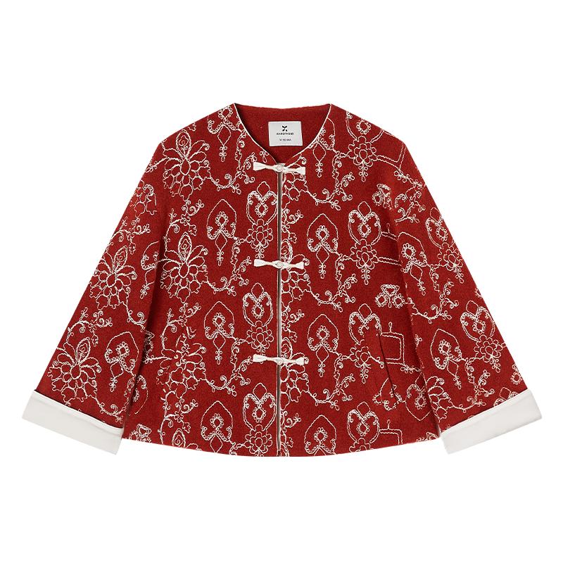 New Chinese Style Embroidered Short Jacket