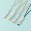 Sturdy Memory Necklace Portable Stainless Steel Cremation Ashes Pendant Jewelry Accessory with Sealed Waterproof Rings