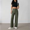 Women's High Waist Straight Leg Pants, Comfortable Casual Trousers for Everyday Wear