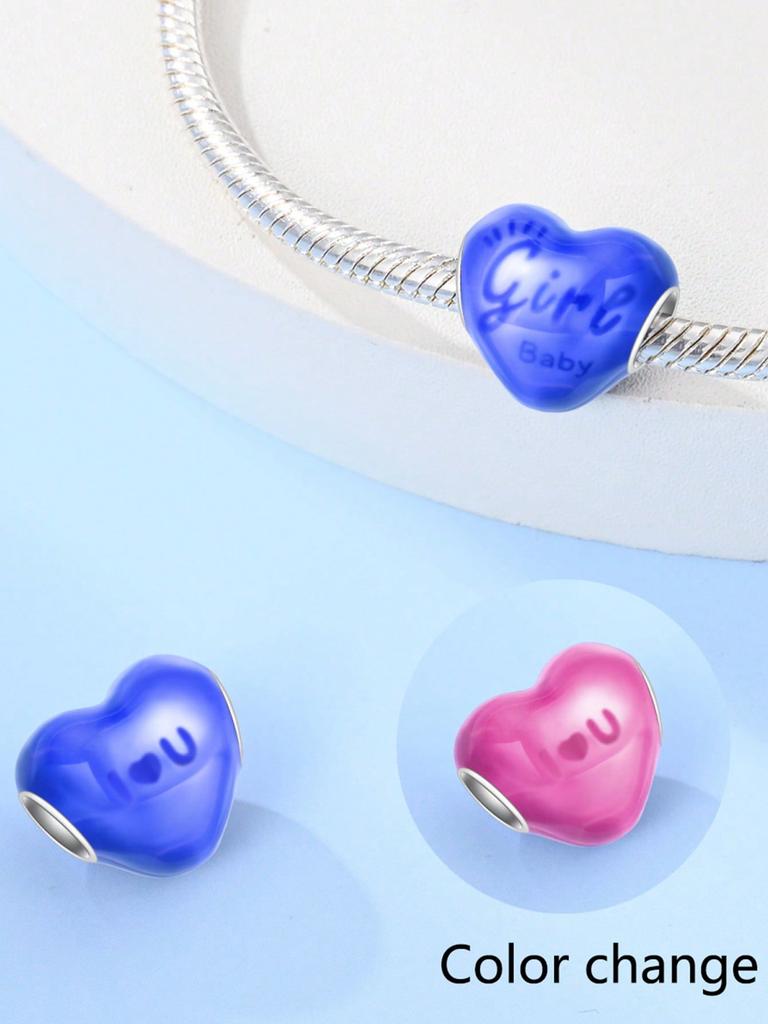 Charms Platacopper Colors Kind-Hearted Little Girl Beads Charm Pendant For Original Bracelet For Women Diy Jewelry Love Gift