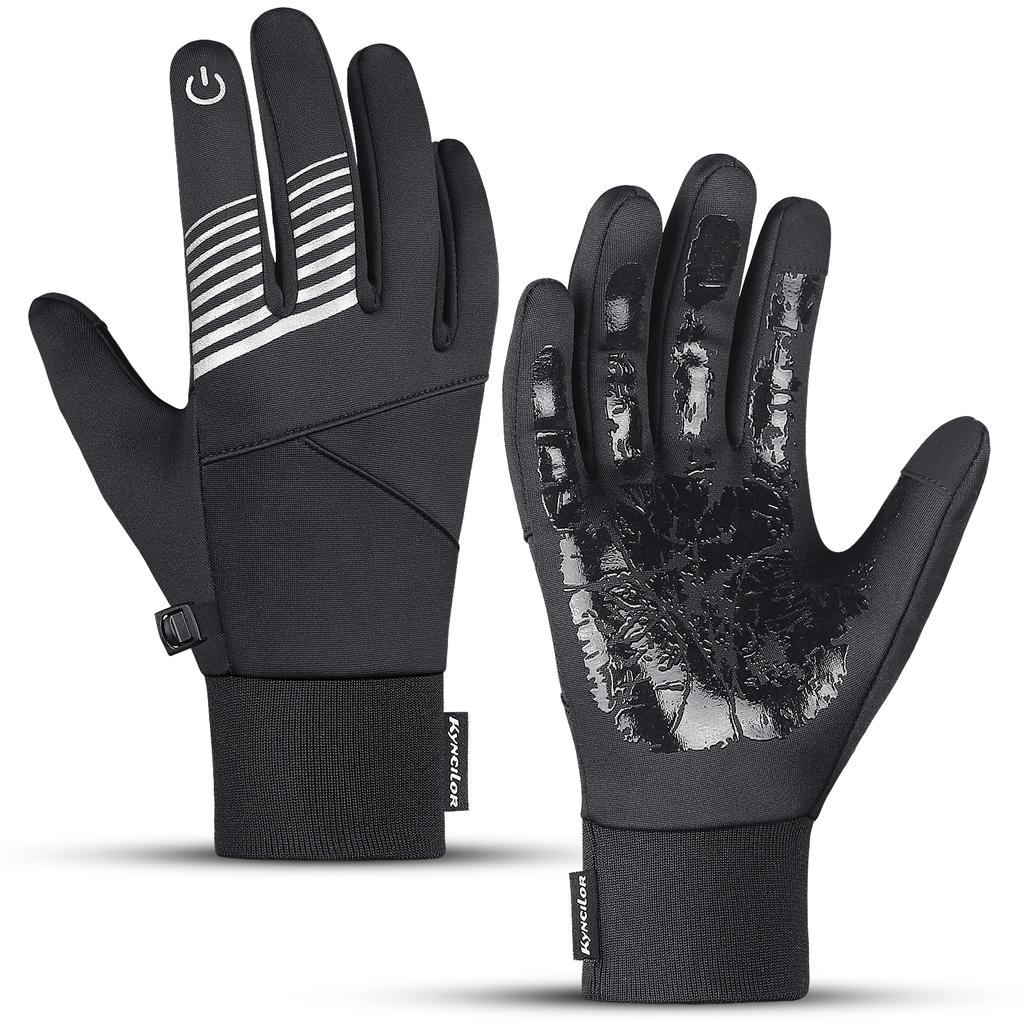 Autumn Winter Cycling Gloves Perfect For Men Women Fluff Warm Waterproof Nonslip Touch Screen Skiing Running Riding Motorbike Gloves