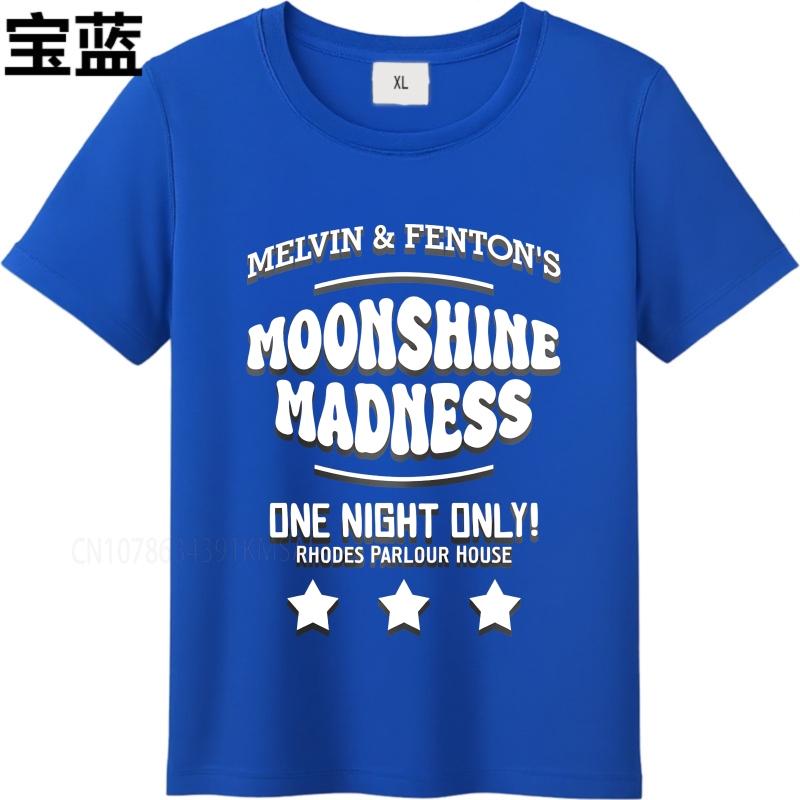 Unisex Summer For Men T Shirt Melvin And Fentons Moonshine Madness One Night Only Rhodes Parlour House Short Sleeve New Arrived