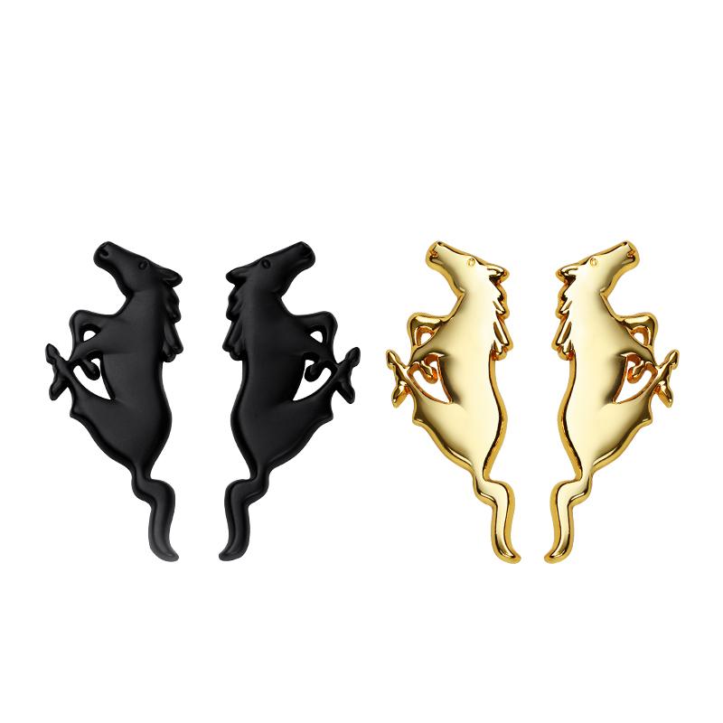 LKLC3 Metal Car Logo Badge Auto Body Fender Trunk Sticker Accessories For Mustang F150 Ford Ranger Focus Mk2 Mk3 Fiesta Mk8 Mondeo Mk4
