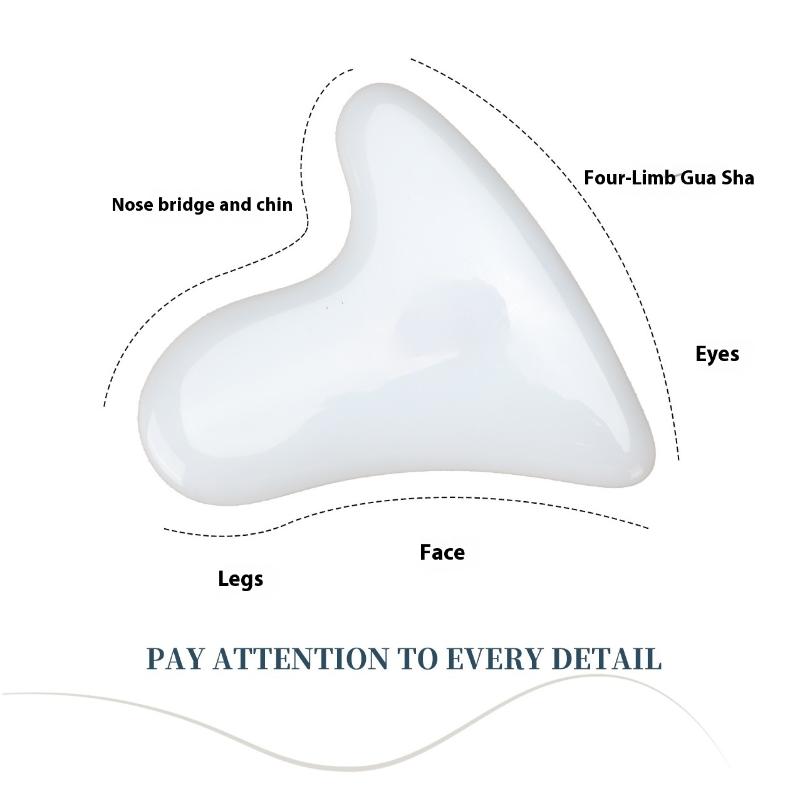 High Silicon Glass Gua Sha Board Facial Scraper Plate Lift Massage For Face Body Neck Leg Skin Care Beauty Health Massager