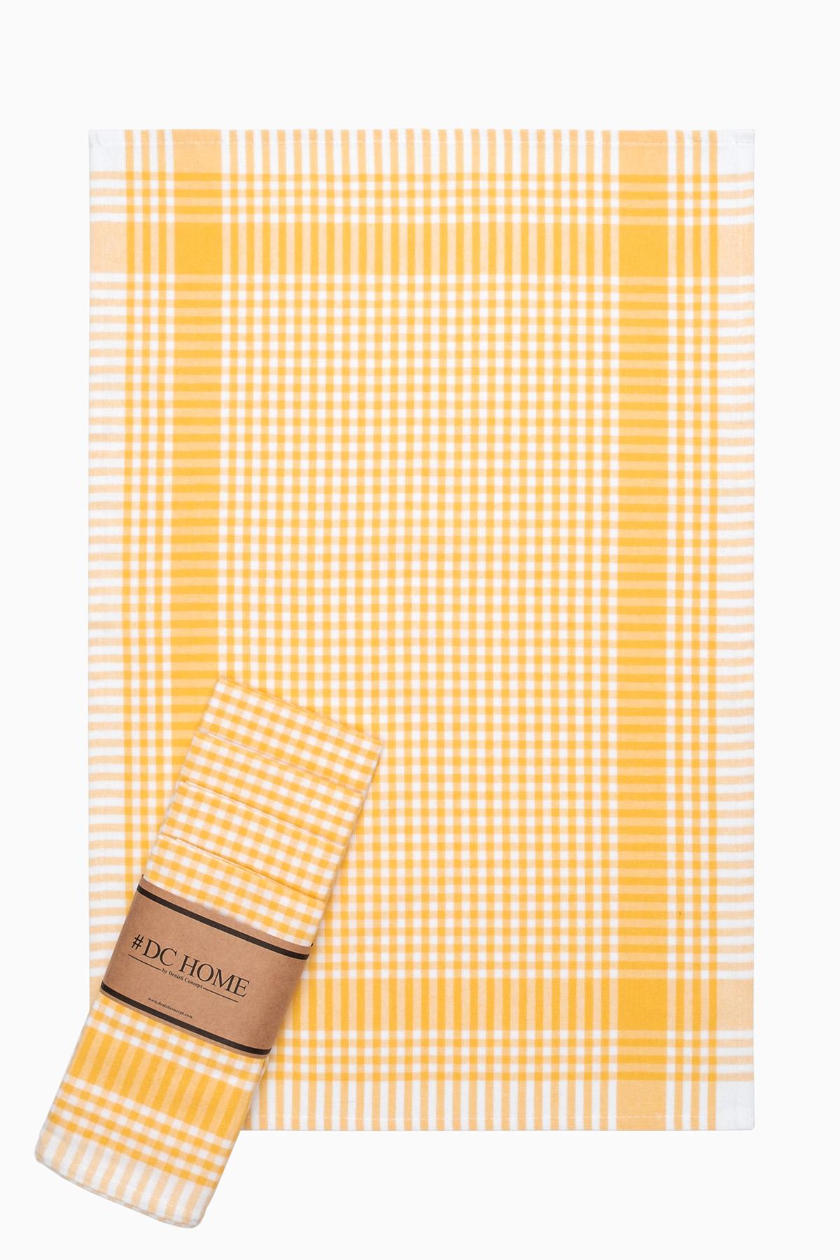 

Кухонні рушники Gingham 5-Piece Yellow