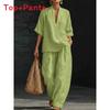 Streetwear Womens Two Piece Set With Polyester Fabric For Casual Spring Sports