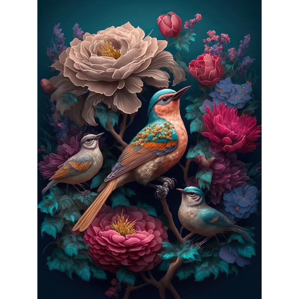 5D Diamond Painting Flower Animal Tiger Fox Flamingo Home Decoration Full Square&Round Diamond mosaic embroidery Cross stitch