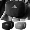 Car Suede Headrest Memory Cotton Neck Pillow For Lexus GX470 CT200H IS300H IS200 IS250 RX350 RX GX460 NX200 NX GS430 GS ES RX300