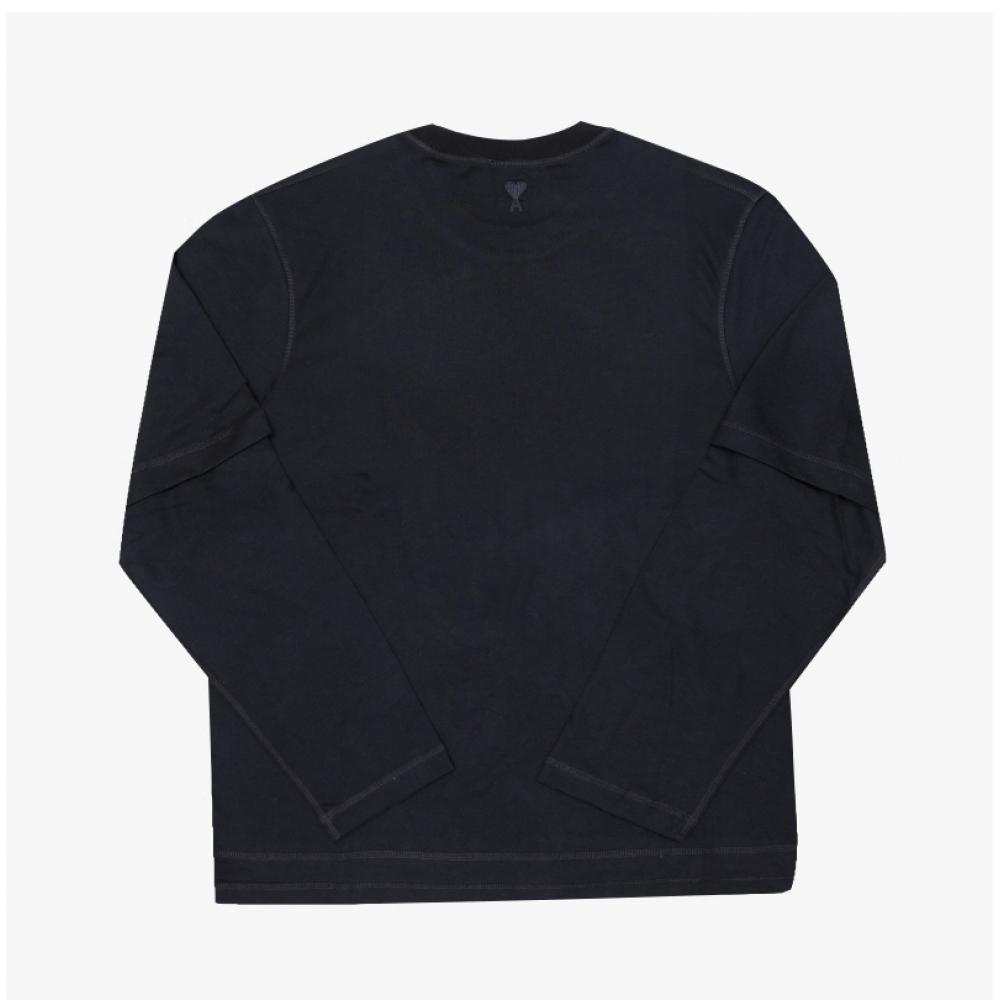 Ami Men S Long Sleeve T ShirT maTiuShi Logo Je0119 4011