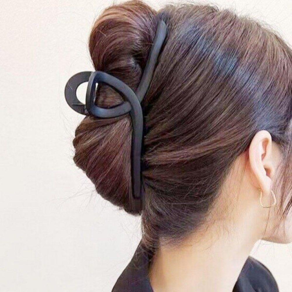 Mno Matte Twist Daily Extra Large Hair Clip Black