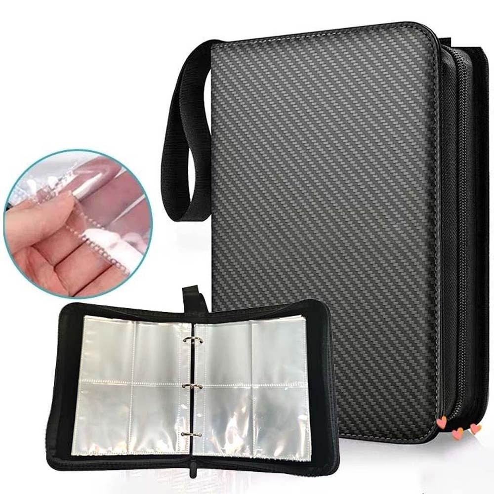 Zink Zinklegering Ringband Hardware Clip Kaarten Opbergdoos Idool Foto's Display Stand Bureau