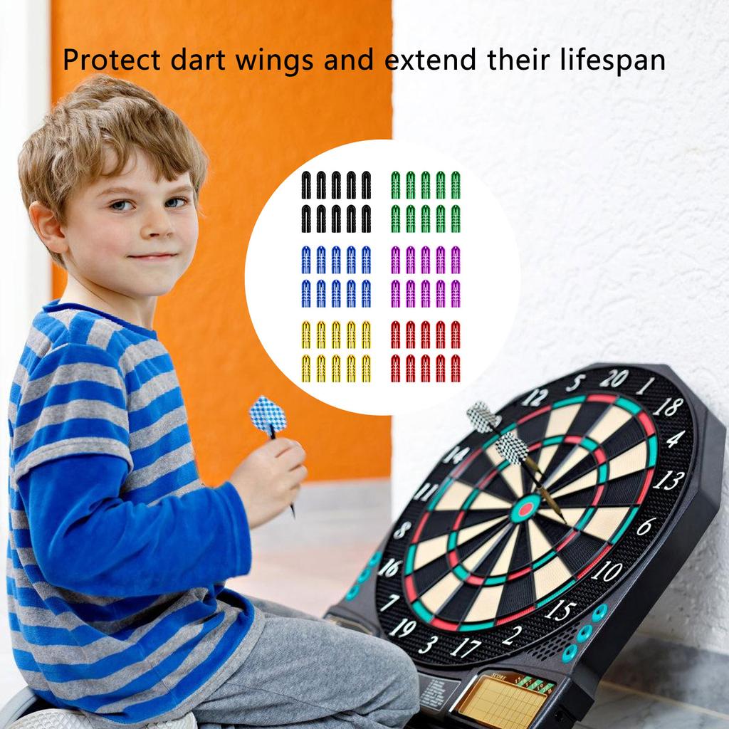 10 Stück Darts Flügelkorrektor Fixiert 90 Grad Professionelles Dartzubehör Aluminium Darts Flight Flügel Schoner Protektoren