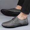 85 Men'S And Women'S Shoes Handmade Flat-Soled Leather Shoes Spring Low-Top First-Layer Cowhide Surface Business Casual Shoes Single Shoes
